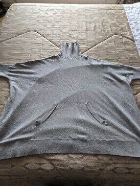 MICHAEL Michael Kors Light Gray Turtleneck Sweater
